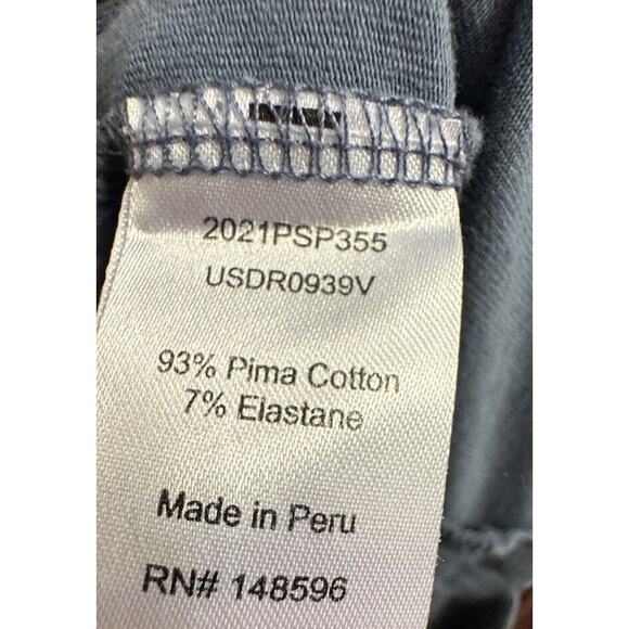 Universal Standard Shirt Dress L 22/24 Pima Cotton Gray Office Casual Cozy Soft - Picture 3 of 6